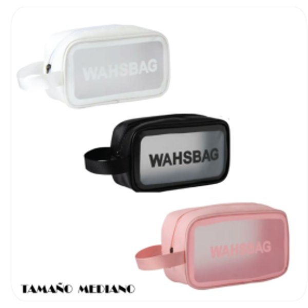 Bolsa de Maquillaje Transparente Impermeable G