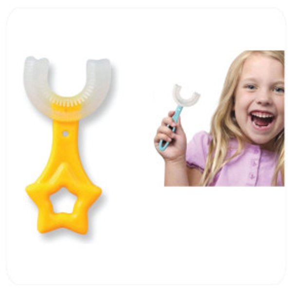 Cepillo Dental Infantil de Silicona Estrella