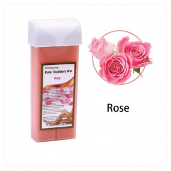Cartucho de Cera Roll-On Sabor Rosa 100g