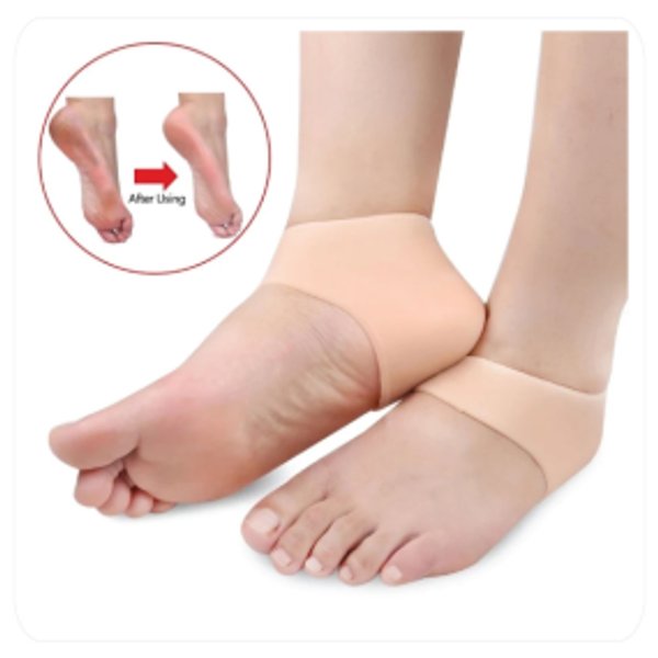 Protectores de Silicona para Talón Beige