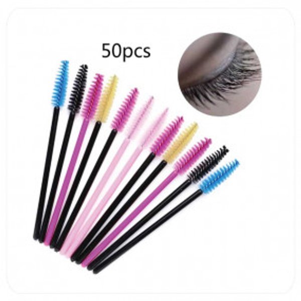 Cepillos Desechables para Pestañas y Cejas 50uds