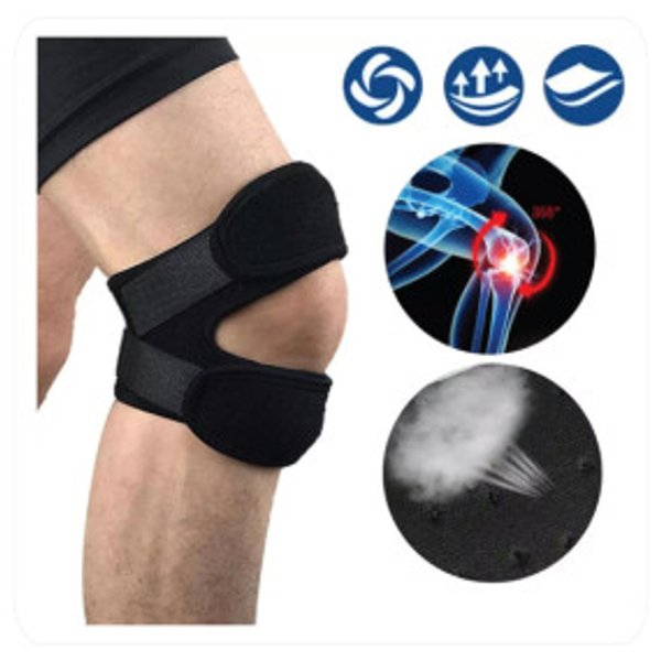 Rodillera Deportiva Elástica de Doble Ajuste