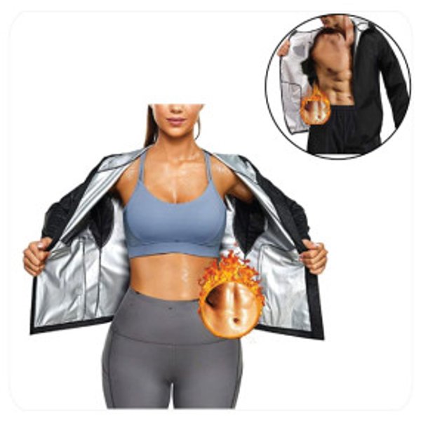 Campera Sauna de Alta Sudoración con Capucha