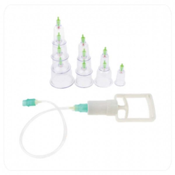 Set de Ventosas de Vacío para Masoterapia 12uds