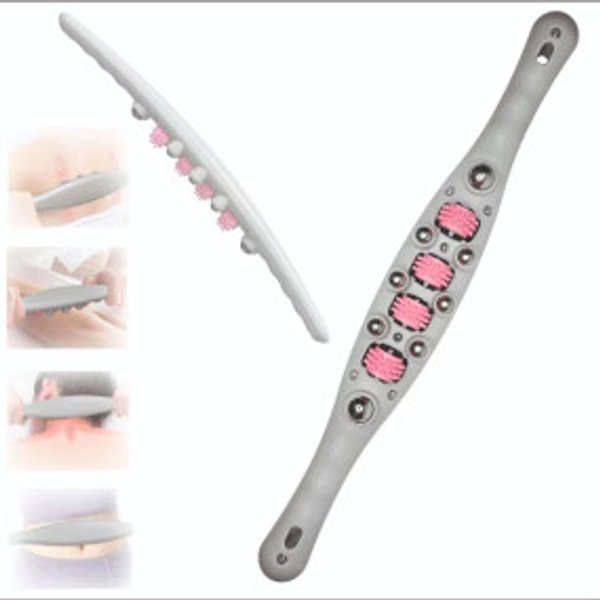 Rodillo de Madera Combinado con Piedra Gua Sha