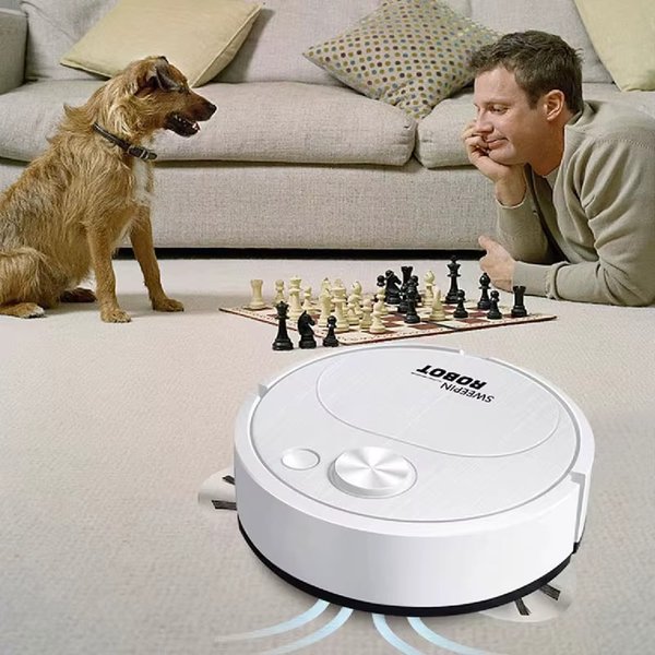 Mini Aspiradora Robot Inteligente Autónoma Recargable