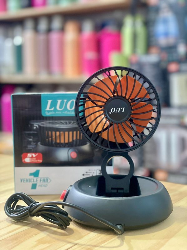 Mini Ventilador Portátil de Mesa Ajustable USB