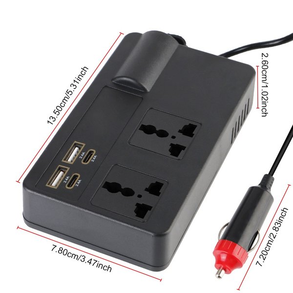 Inversor de Corriente Multifuncional para Auto Power C11-B