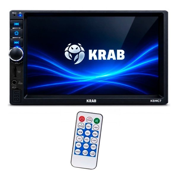 Central Multimedia Krab KBRMC7 / 7" / Bluetooth / Wi-Fi / FM / USB - Negro