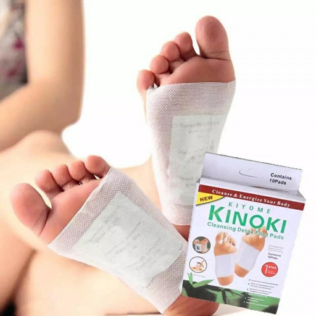 Parches Desintoxantes para Pies Kinoki (Caja Familiar)