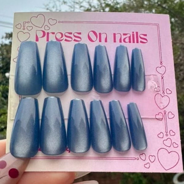 Mar Profundo - Uñas Press On - M004-8