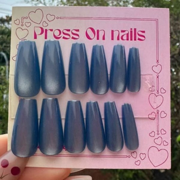 Mar Profundo - Uñas Press On - M004-8