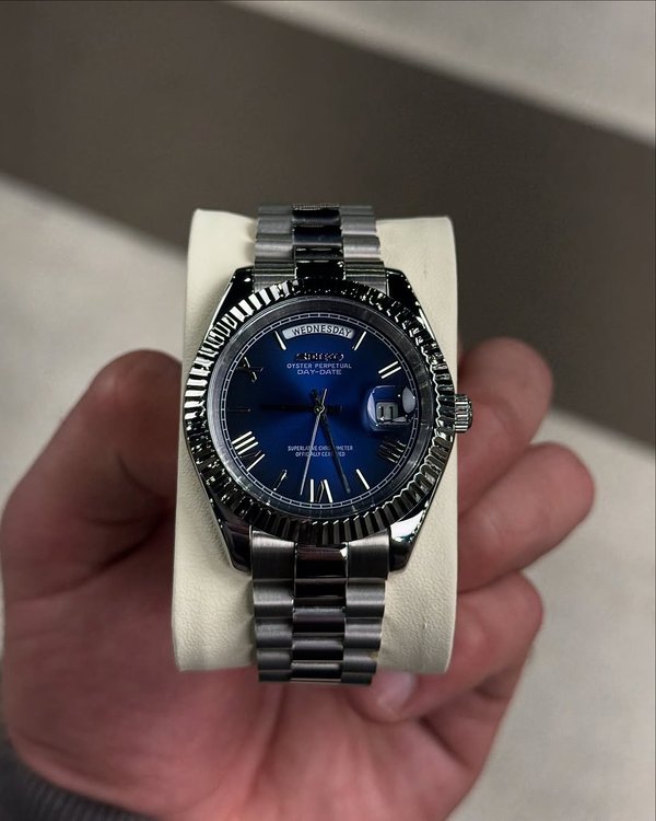 Seiko Mod - DayDate Royal Blue