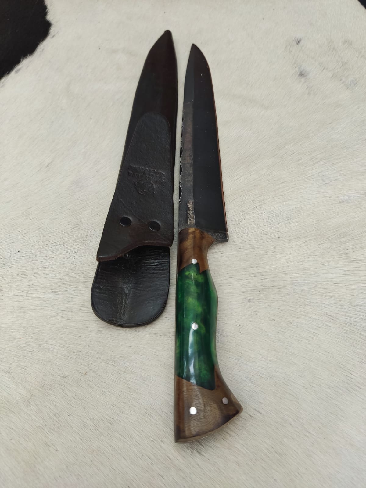 Cuchillo Artesanal Laminado 10" - 5