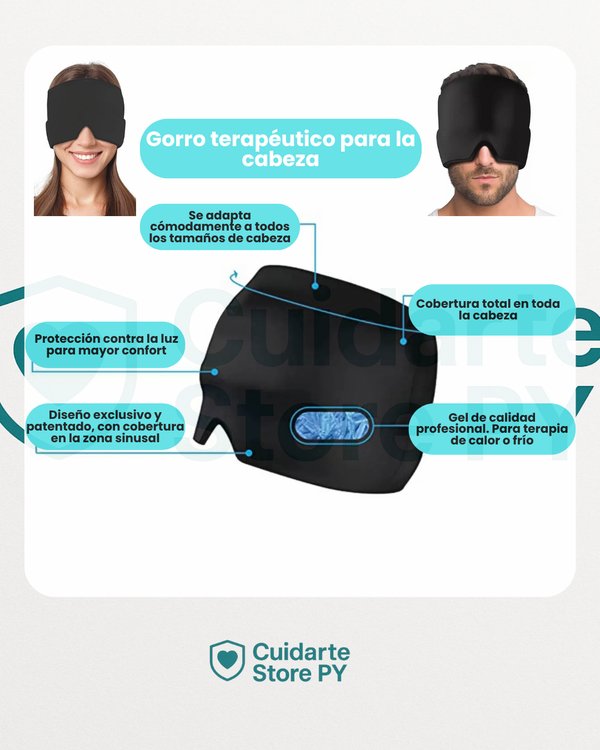 Gorro de Terapia de Compresión Fría y Caliente