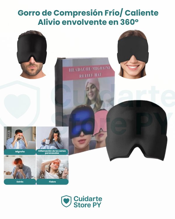 Gorro de Terapia de Compresión Fría y Caliente