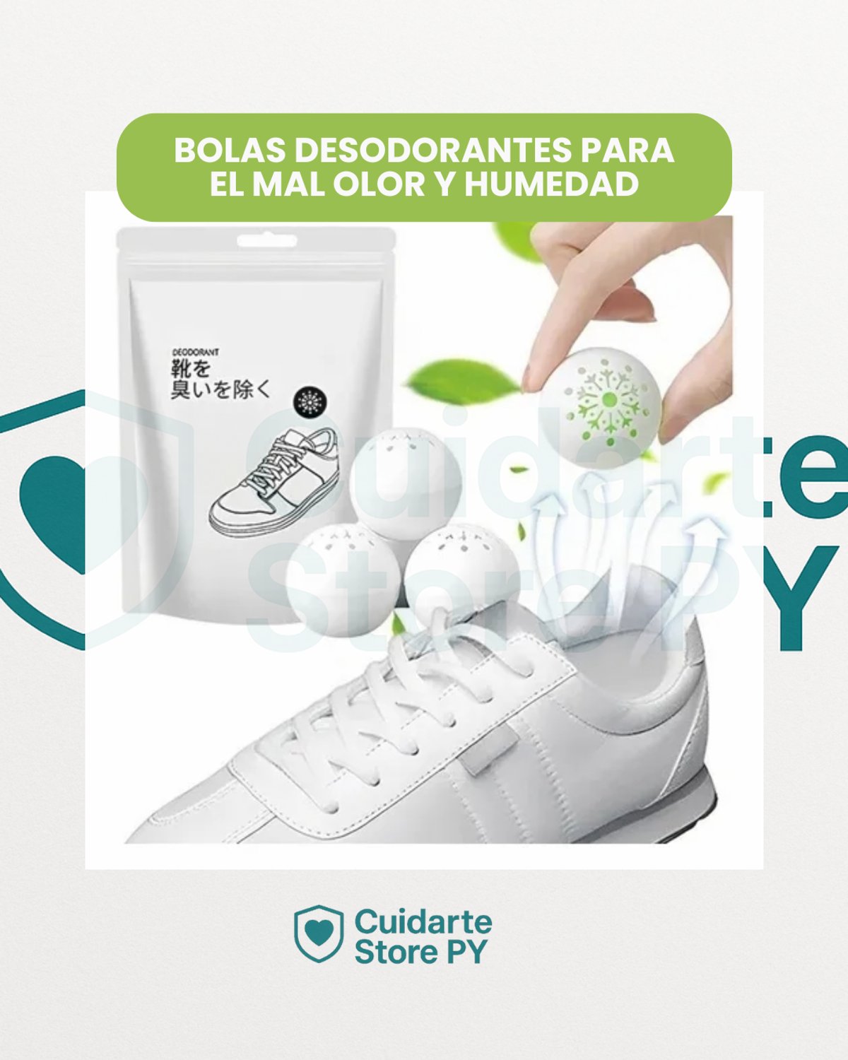 Bolitas Desodorantes para el Mal Olor y Humedad. - 2