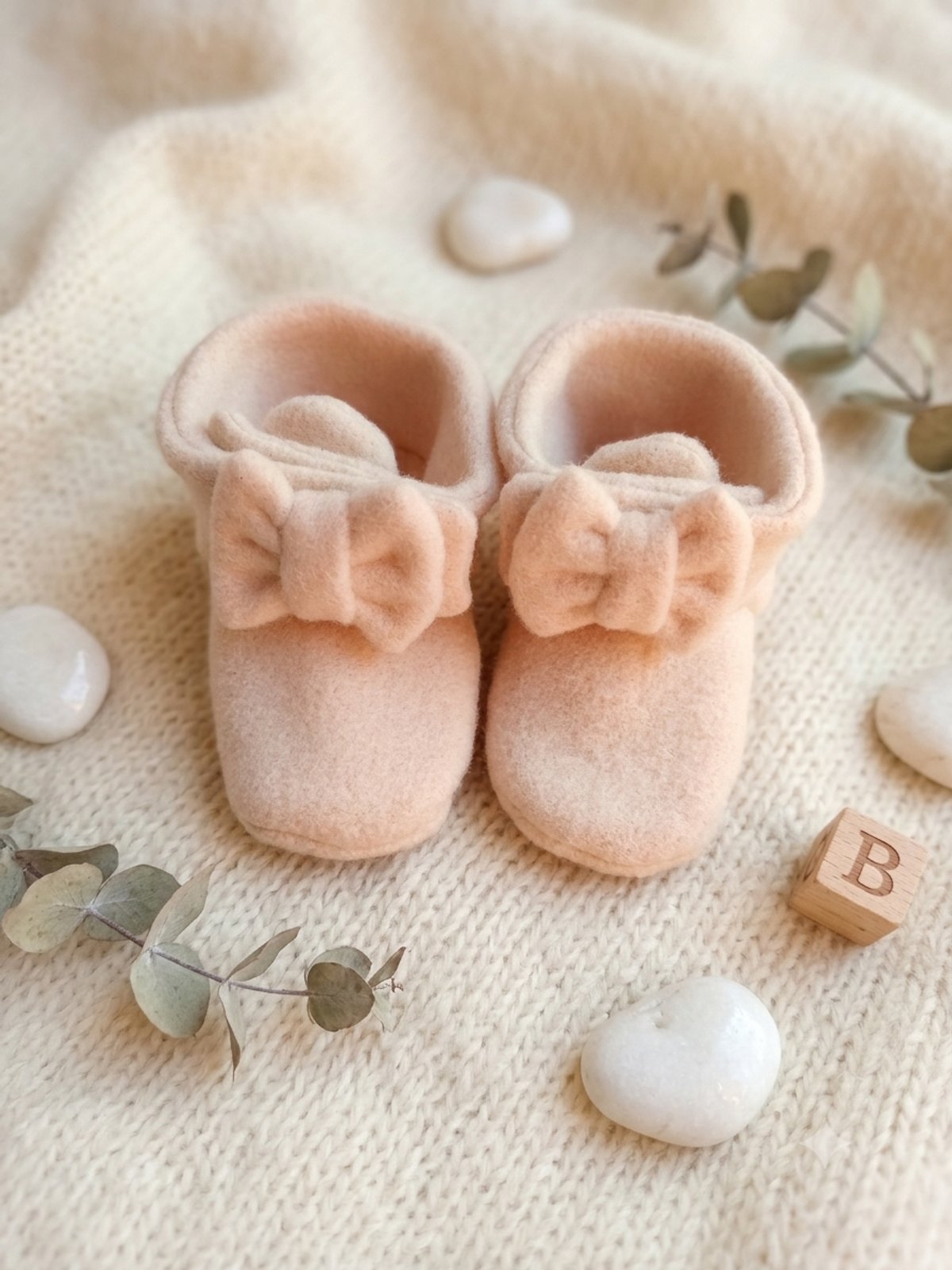 Botitas de tela polar para bebés - 4