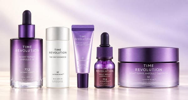 SET PREMIUM NIGHT REPAIR 5 PIEZAS- TIME REVOLUTION MISSHA 