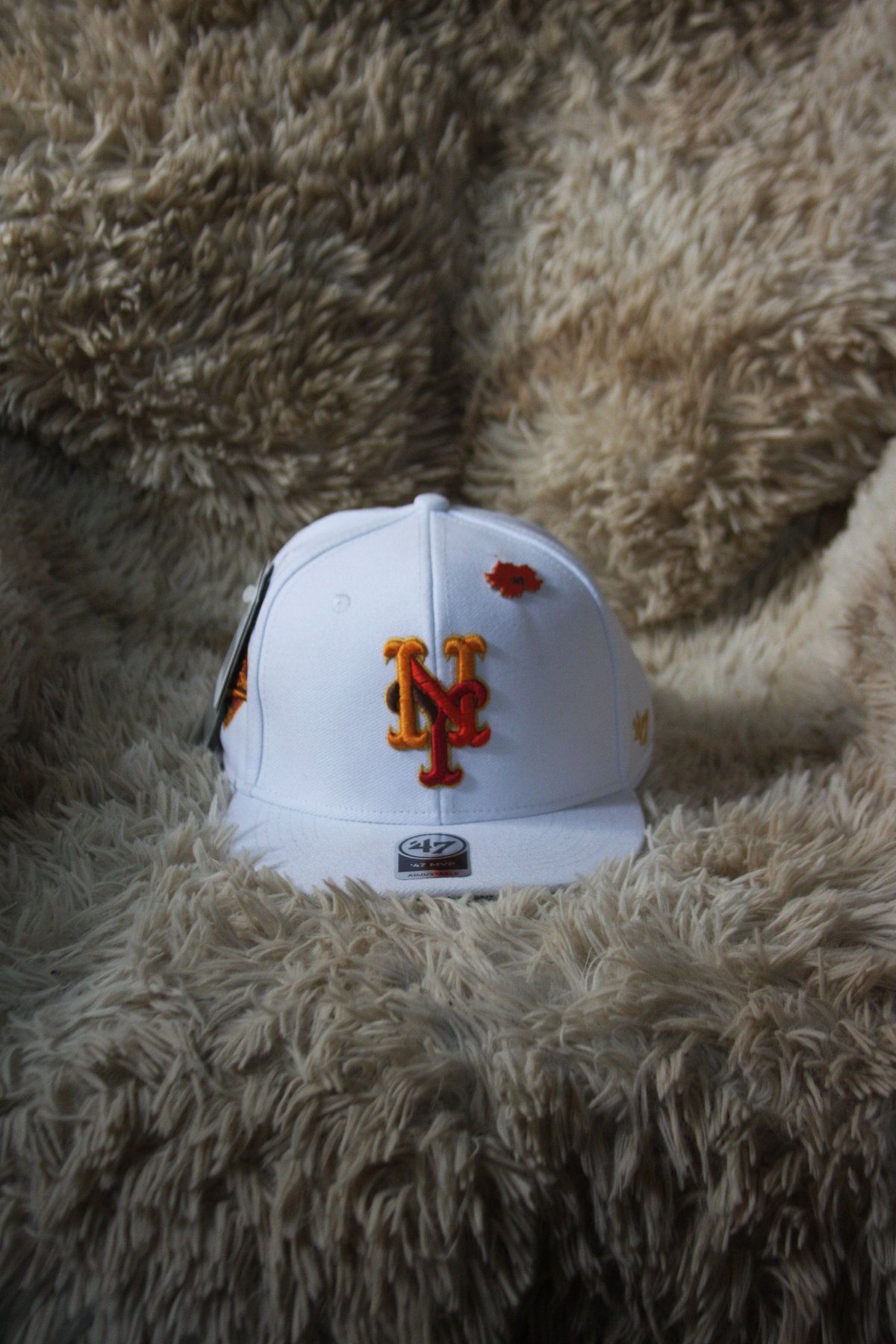 Gorra Blanca Estilo MLB