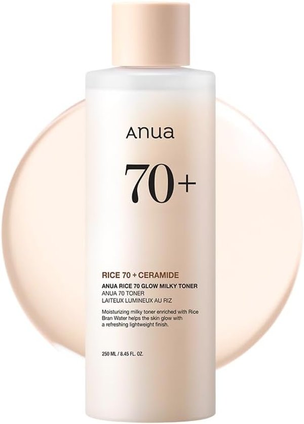  Anua Rice 70 Glow Milky Toner 