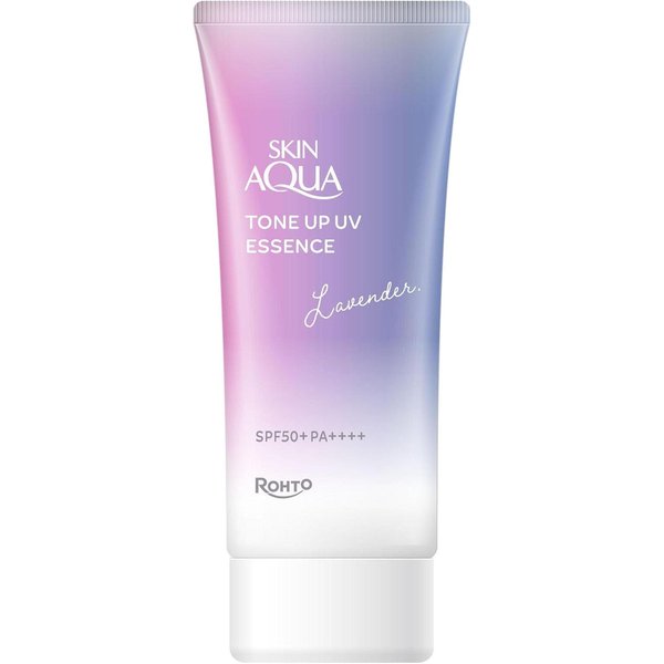 ROHTO SKIN AQUA Tone Up UV Essence Lavender SPF50+ PA++++