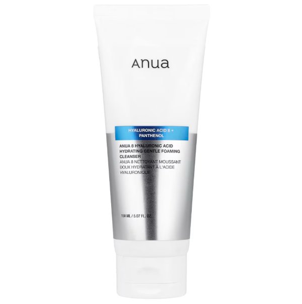 Anua 8 Hyaluronic Acid Hydrating Gentle Foaming Cleanser