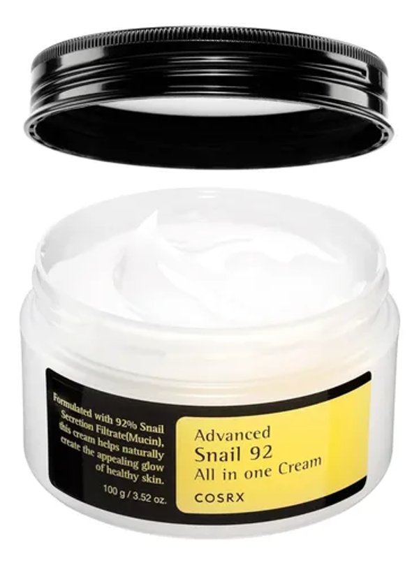 cosrx crema hidratante de baba de caracol