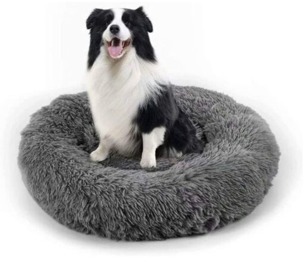Camita Antiestrés Premium para Mascotas - Gris