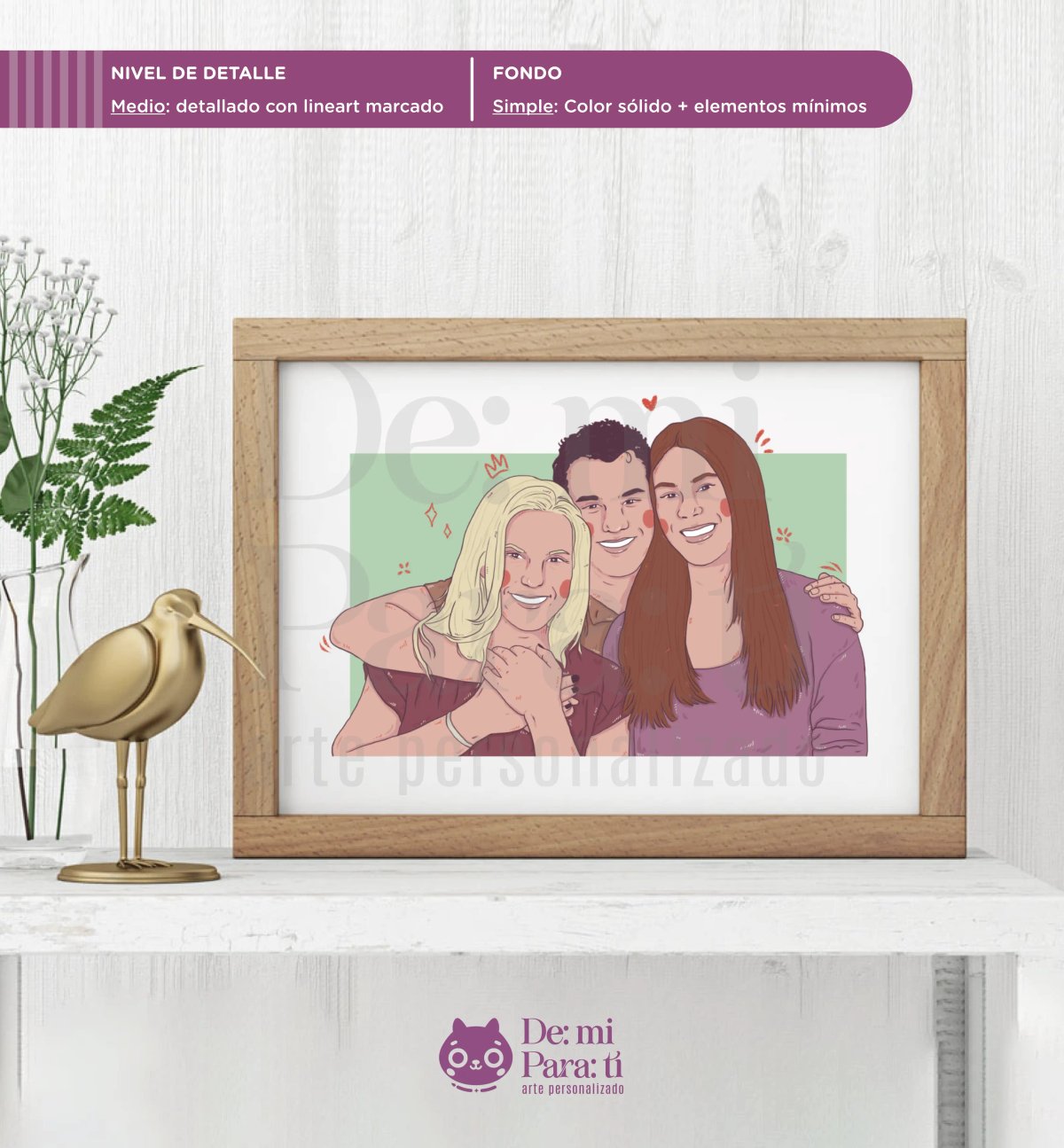 Retrato digital (sin encuadre) // Estilo 1 - 3