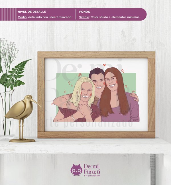 Retrato digital (sin encuadre) // Estilo 1