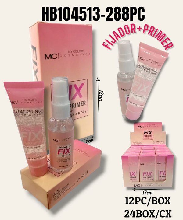 Kit Primer facial + fijador  MCosmeticos