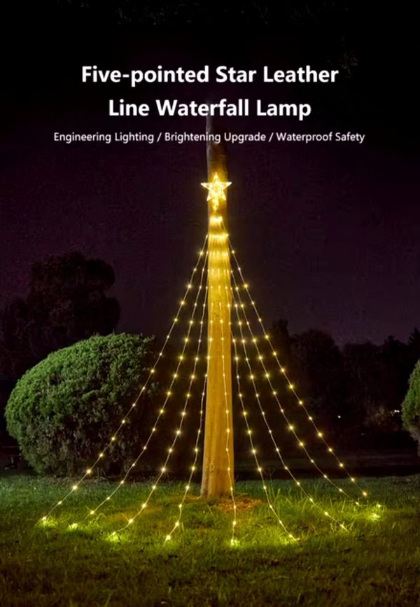 Pisca Puntaa De Estrella 350 Led 3m