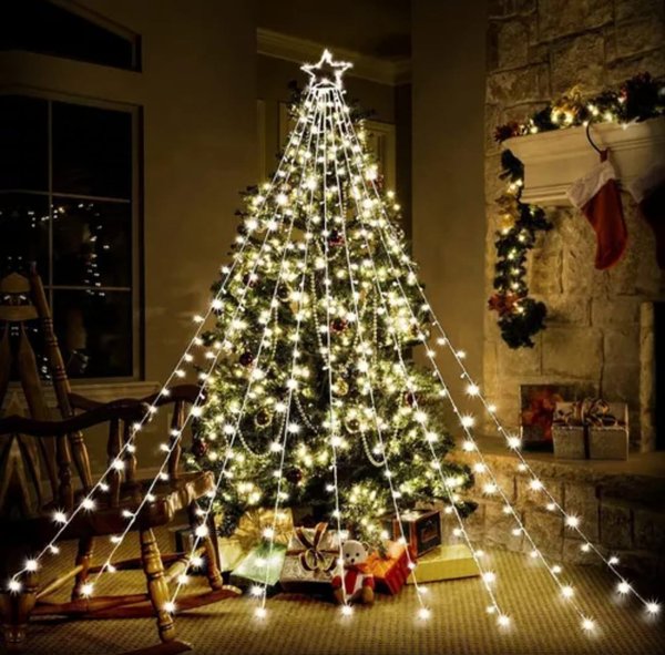 Pisca Puntaa De Estrella 350 Led 3m