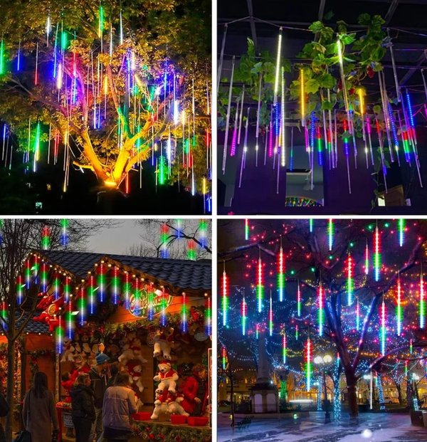 Luces Led Efecto Meteorito Navidad