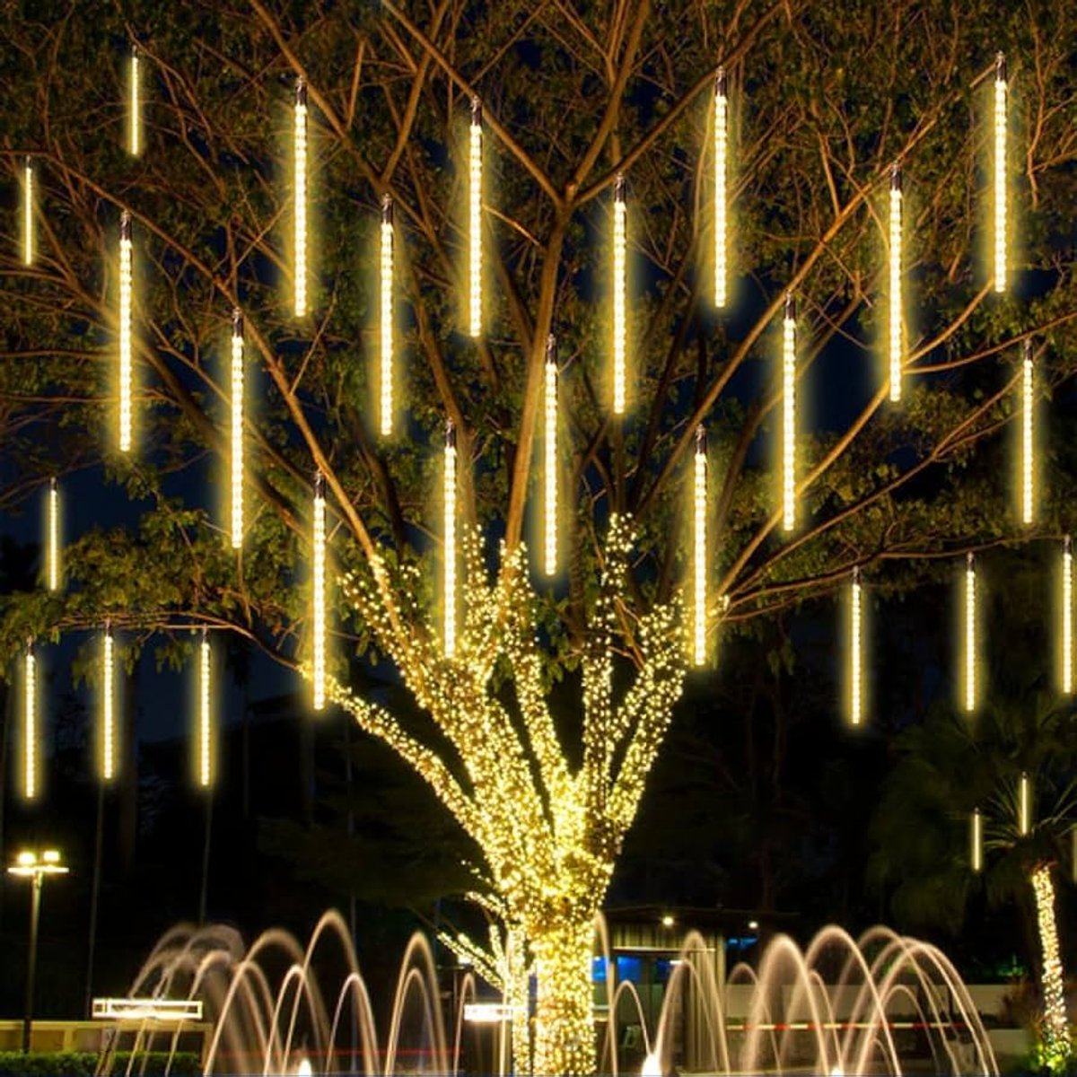 Luces Led Efecto Meteorito Navidad - 3