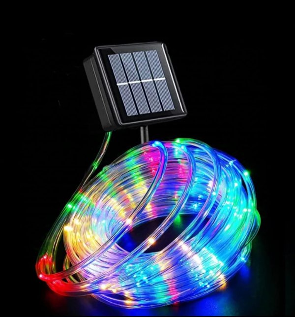 Luz Led Solar Navidena 10m