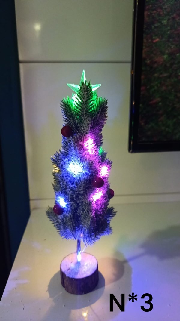 Mini Arbolito Con Luz