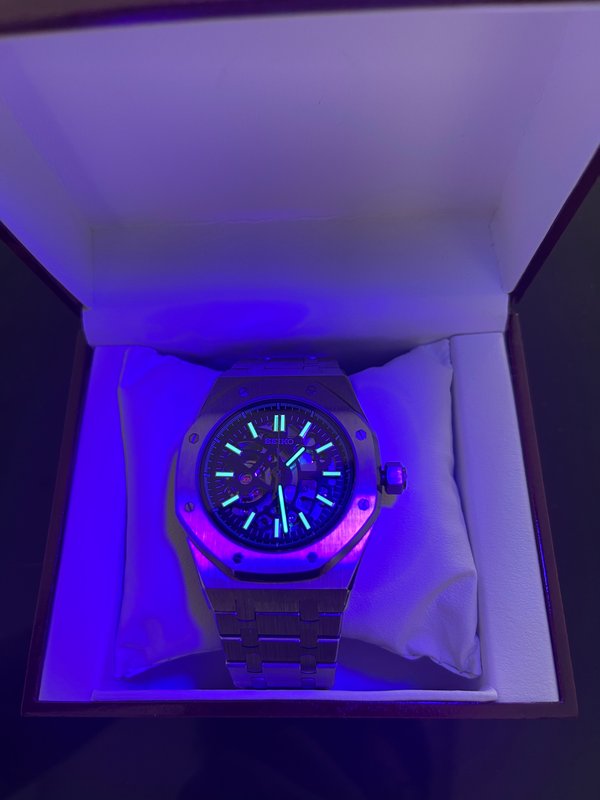 Seiko Mod Royal Oak "Skeleton"