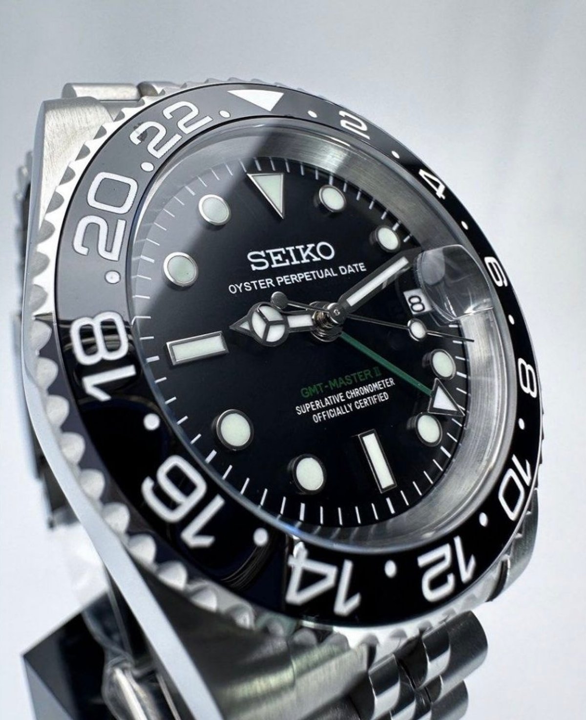 Seiko Mod GMT Master II “Bruce Wayne" - 2