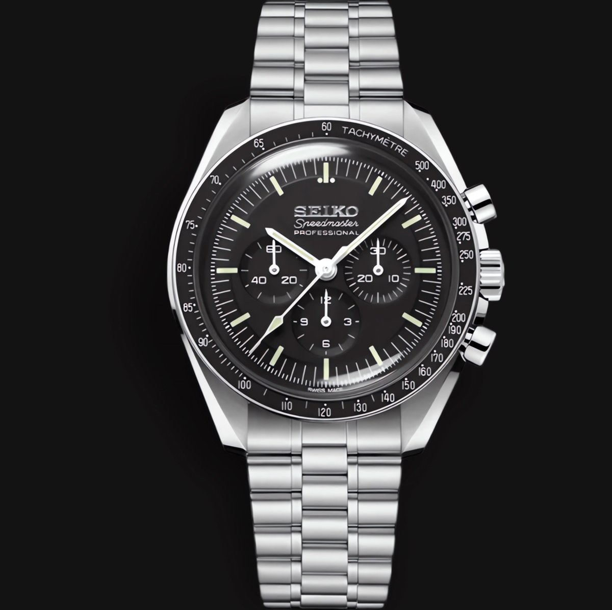 Seiko Mod Speedmaster “Black”