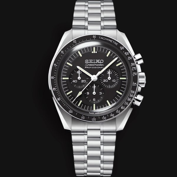 Seiko Mod Speedmaster “Black”