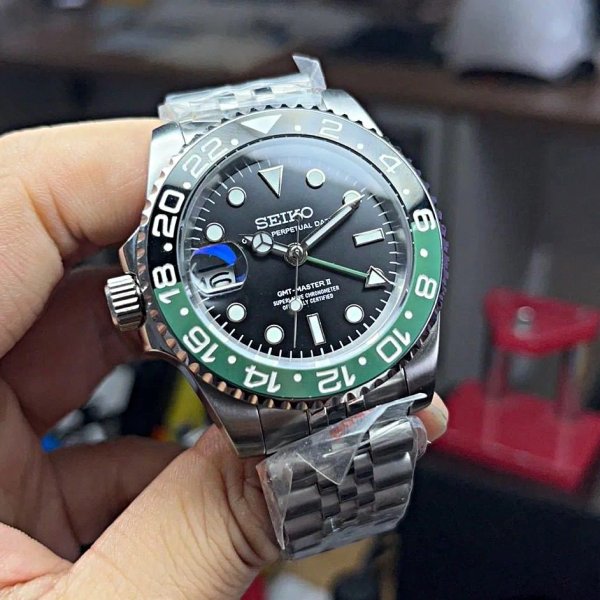 Seiko Mod GMT Master II “Sprite"