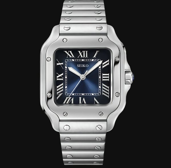 Seiko Mod Santos “Navy Blue”