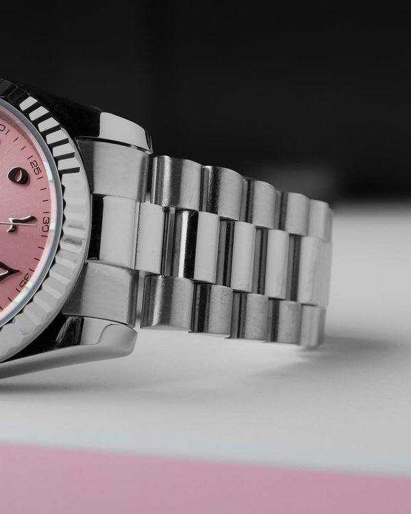 Seiko Mod Datejust “Baby Pink”