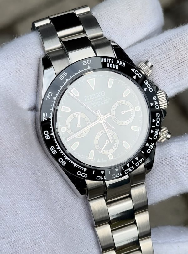 Seiko Mod Daytona "Black"