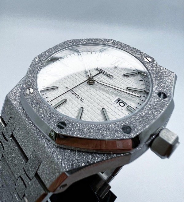 Seiko Mod Royal Oak "Frost Diamond”