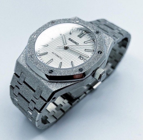 Seiko Mod Royal Oak "Frost Diamond”