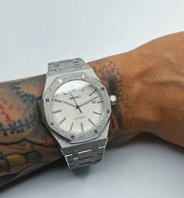 Seiko Mod Royal Oak "Frost Diamond”