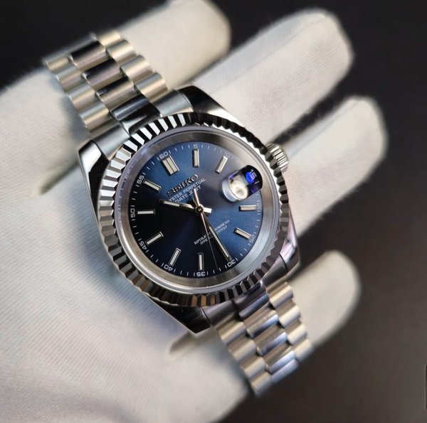 Seiko Mod Datejust “Royal Blue”